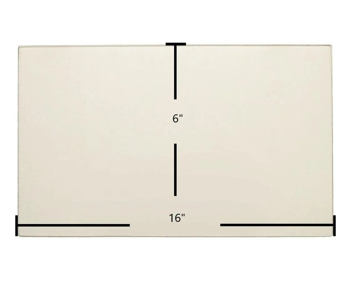 Keystoker Rover Coal Furnace Replacement Glass – 16" x 6" - Total Hearth
