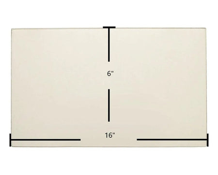 Keystoker Rover Coal Furnace Replacement Glass – 16" x 6" - Total Hearth