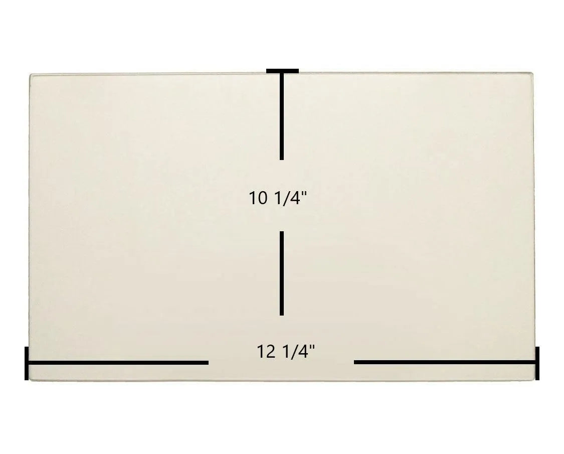 Keystone Stove Ceramic Glass Panel (10 1/4" x 12 1/4") – High-Temperature Replacement - Total Hearth