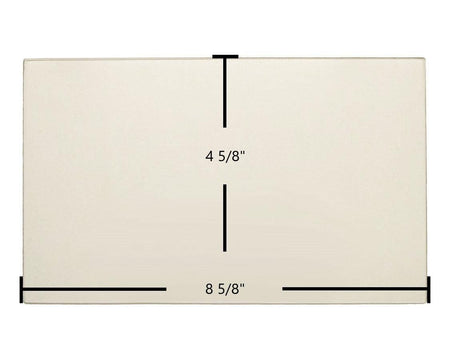 Kozi Baywin Pellet Stove Side Glass – 8 5/8" x 4 5/8" - Total Hearth