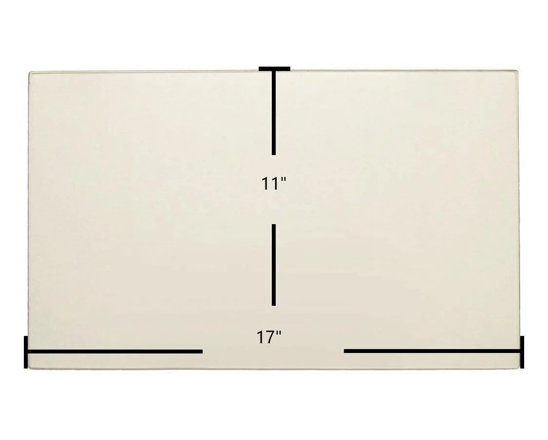Kozy Heat 961 (Side) Ceramic Glass Panel – 17" x 11" (Part #700-11T) - Total Hearth