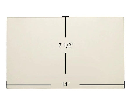 Lakewood Nectre 350 Ceramic Glass Panel – 14" x 7 1/2" - Total Hearth
