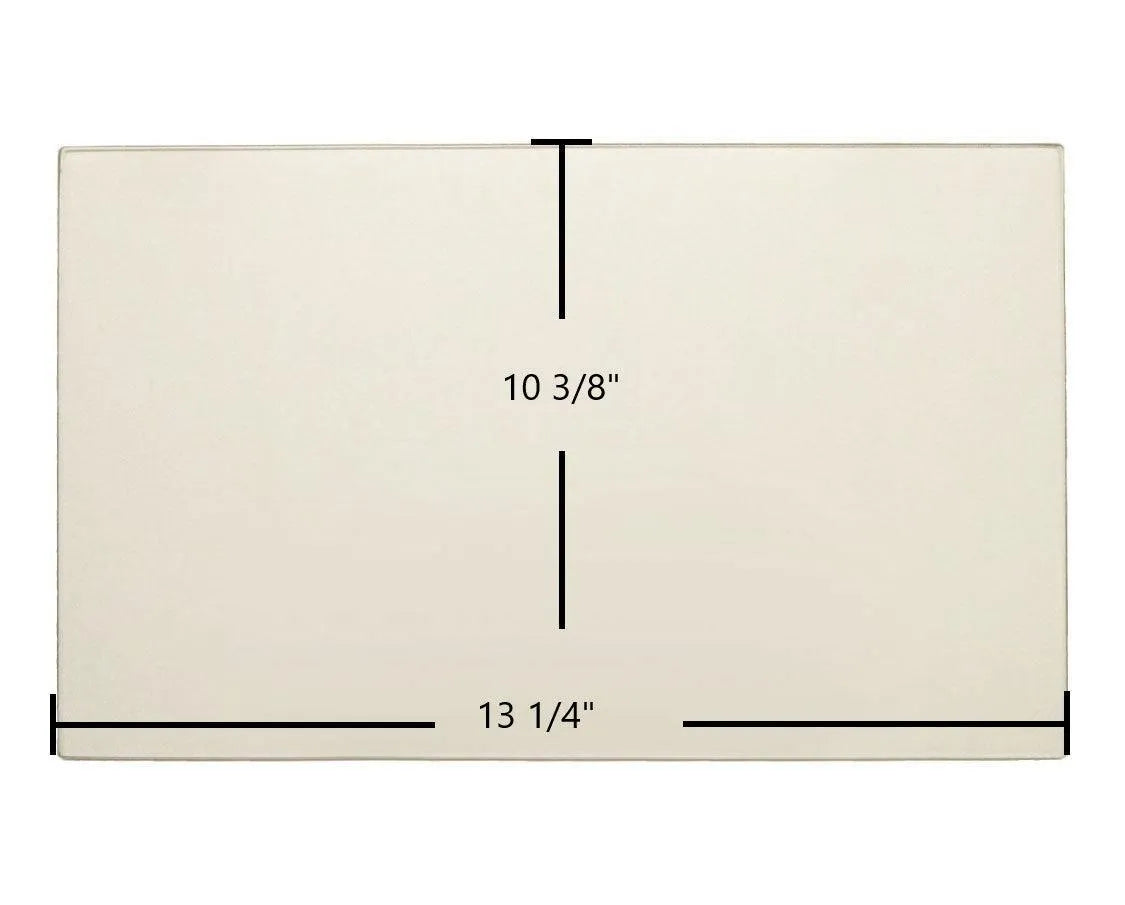 St. Croix Element & Lancaster Glass Panel (80P52375-R) – 13 1/4" x 10 3/8" High-Temperature Ceramic Replacement - Total Hearth