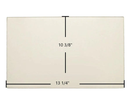 St. Croix Element & Lancaster Glass Panel (80P52375-R) – 13 1/4" x 10 3/8" High-Temperature Ceramic Replacement - Total Hearth