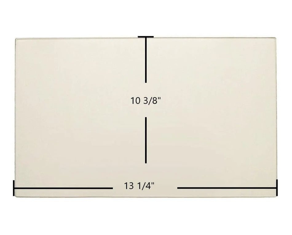 St. Croix Element & Lancaster Glass Panel (80P52375-R) – 13 1/4" x 10 3/8" High-Temperature Ceramic Replacement - Total Hearth