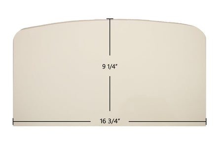 Lexington Forge SSI30 / SSW30 Ceramic Glass Panel – 16 3/4" x 9 1/4" (Part #63D0111) - Total Hearth