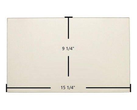 Lopi Republic 1250 / 1750 Rectangular Ceramic Glass Panel – 15 1/4" x 9 1/4" (Part #250-00177-2) - Total Hearth