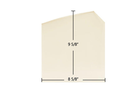 Lopi 440 / 380 / 520 / LX / FL / X / SX Large Double Door Ceramic Glass Panel – 8 5/8" x 9 5/8" (Part #994-00122) - Total Hearth