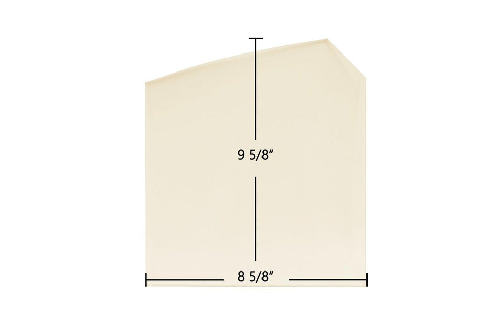 Lopi 440 / 380 / 520 / LX / FL / X / SX Large Double Door Ceramic Glass Panel – 8 5/8" x 9 5/8" (Part #994-00122) - Total Hearth