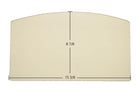 Lopi Avenger / X96 / 380-NT / Revere / PA1–PA5 Ceramic Glass Panel – 15 3/8" x 8 7/8" (Part #250-00463) - Total Hearth