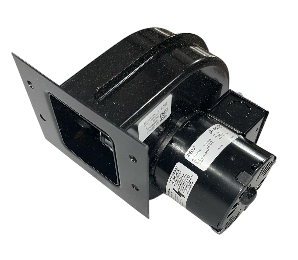 Centrifugal Blower Motor Fasco 1C135 – 135 CFM C-Frame Replacement Motor (OEM #50752-D500) - Total Hearth
