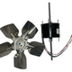 Country Flame Blower Motor with Fan – 100102CF | 3-Speed Replacement for Pellet Stoves (Includes 9 1/4" Fan Blade) - Total Hearth