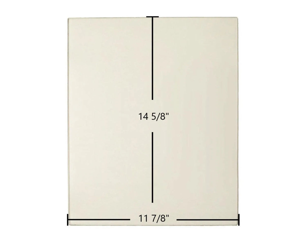 Malm Imperial Carousel Door Glass (Ceramic) – 11-7/8" x 14-5/8" x 3/16" | Pre-1994 Replacement Panel | CG-1114 - Total Hearth