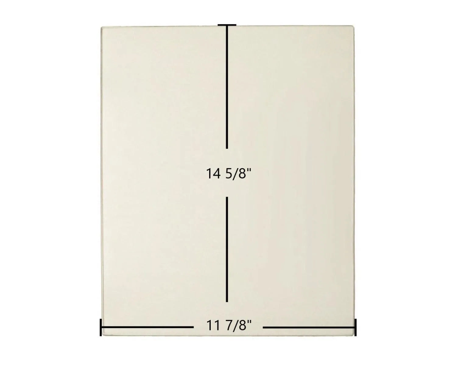 Malm Imperial Carousel Door Glass (Ceramic) – 11-7/8" x 14-5/8" x 3/16" | Pre-1994 Replacement Panel | CG-1114 - Total Hearth