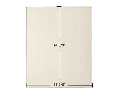 Malm Imperial Carousel Door Glass (Ceramic) – 11-7/8" x 14-5/8" x 3/16" | Pre-1994 Replacement Panel | CG-1114 - Total Hearth