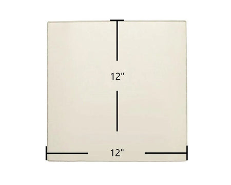 Malm Spin-A-Fire Door Glass (Ceramic) – 12" x 12" x 3/16" | Post-1994 Replacement Panel | CG-1212 - Total Hearth
