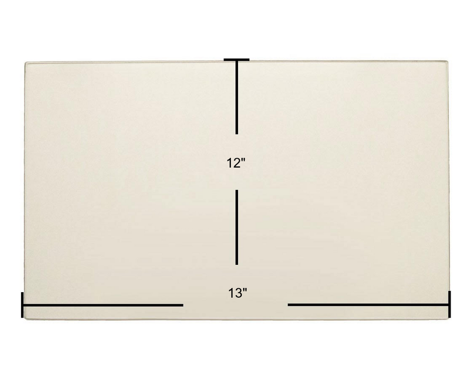 Master Forge / Cleveland Iron Works Door Glass – 66633-CENTER-GLASS | OEM Center Panel Replacement (13" x 12")
