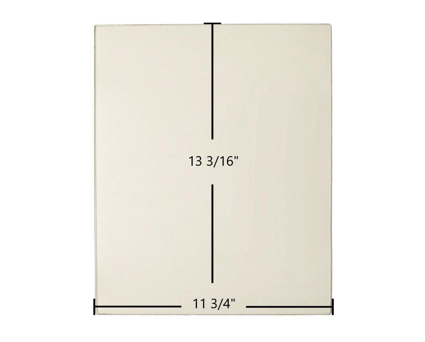 Morso 4500, 4560 Ceramic Glass Panel – 11 3/4" x 13 3/16" (Part #790736) - Total Hearth