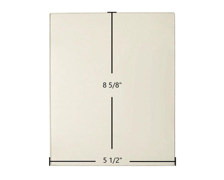 Morso Lion 1510 Ceramic Glass Panel – 5 1/2" x 8 5/8" - Total Hearth