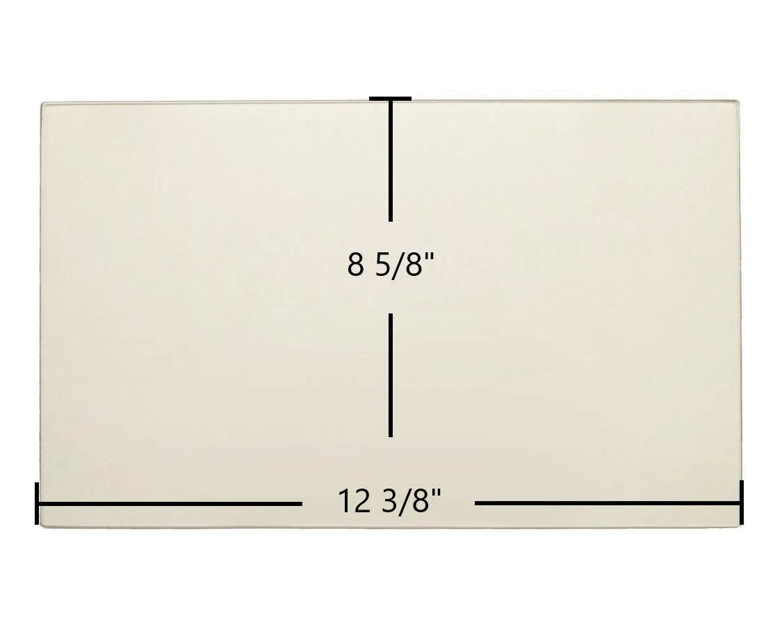 Morso Lion 1540 Convector Ceramic Glass Panel – 12 3/8" x 8 5/8" - Total Hearth