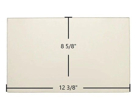 Morso Lion 1540 Convector Ceramic Glass Panel – 12 3/8" x 8 5/8" - Total Hearth