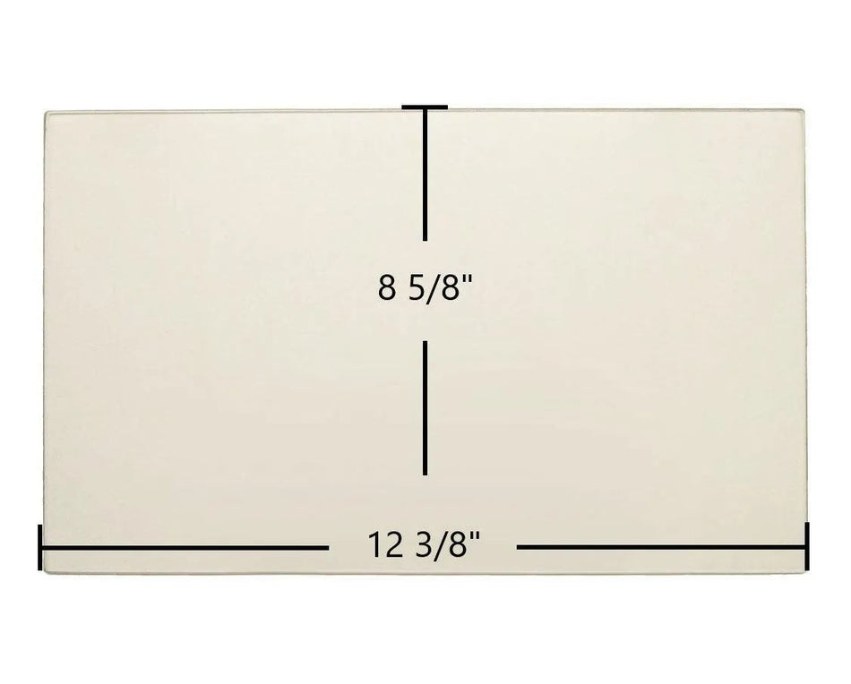 Morso Lion 1540 Convector Ceramic Glass Panel – 12 3/8" x 8 5/8" - Total Hearth