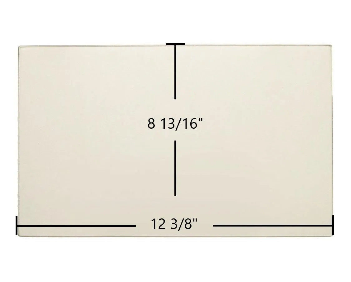 Morso Lion Single Door Ceramic Glass Panel – 12 3/8" x 8 13/16" - Total Hearth