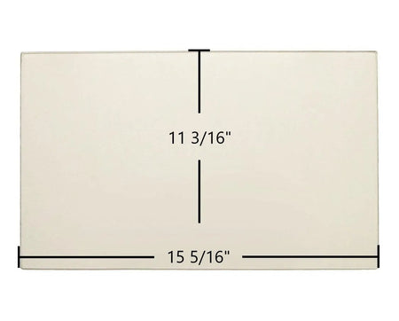 Morso Swan 5010, 5060 Ceramic Glass Panel – 11 3/4" x 13 3/16" (Part #790735) - Total Hearth