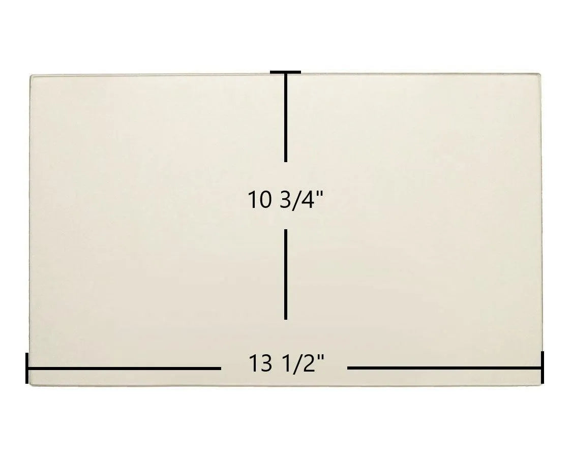 Morso Viking 7100, 7110, 7140 Ceramic Glass Panel – 13 1/2" x 10 3/4" (Part #79710000) - Total Hearth