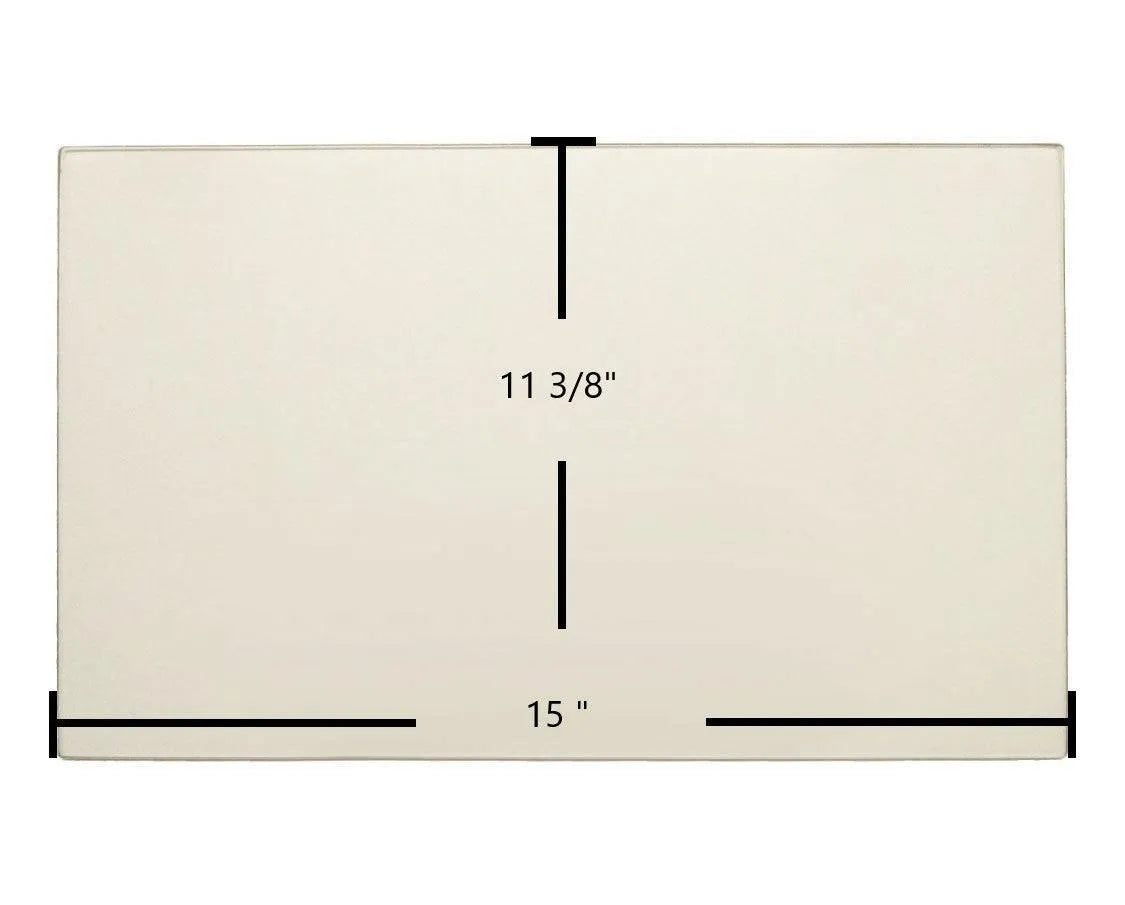 Napoleon NPS40 / NPI40 / NPS45 / NPI45 / GDS28 / GS28 Ceramic Glass Panel (15" x 11 3/8") – Replaces W300-0038 - Total Hearth
