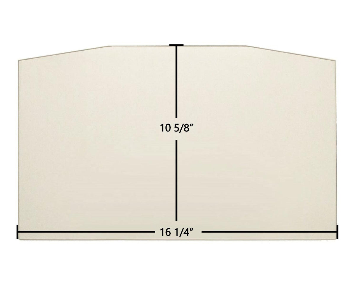 Napoleon Timberline, EPA1000, 1101, 1150, 1400, 1400C, 1400PL, 1402, 1450, 1900, EPA1100, 1100C, EPI1401, Prestige NZ25 Ceramic Glass Panel (16 1/4" x 10 5/8") – Replaces W010-1071 - Total Hearth