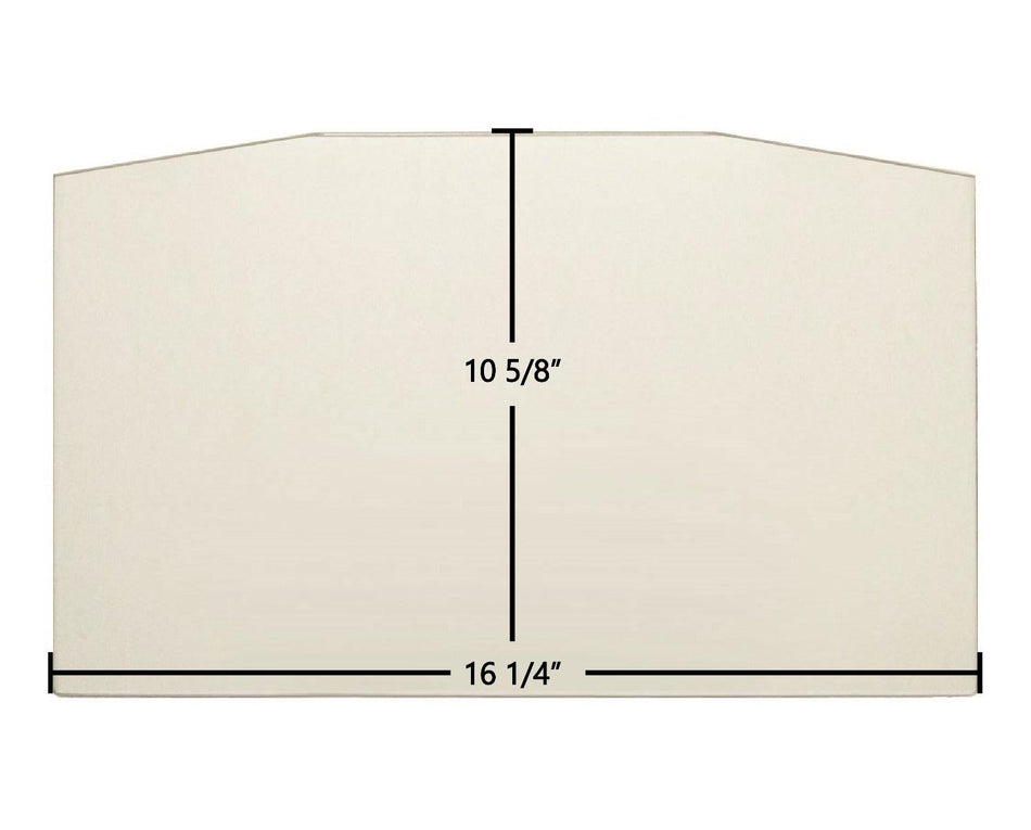 Napoleon Timberline, EPA1000, 1101, 1150, 1400, 1400C, 1400PL, 1402, 1450, 1900, EPA1100, 1100C, EPI1401, Prestige NZ25 Ceramic Glass Panel (16 1/4" x 10 5/8") – Replaces W010-1071 - Total Hearth