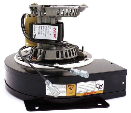 NBK-20062 115V blower motor assembly with housing and attached wiring