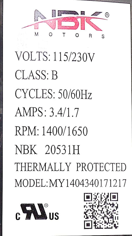 NBK-20531H High-Temperature Blower Assembly, view 3