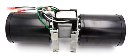 NBK 20899K double-fan blower rear view showing slotted mounting brackets