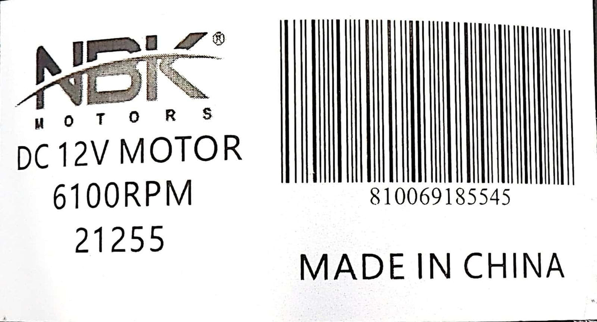 NBK-21255 dc motor - view 3