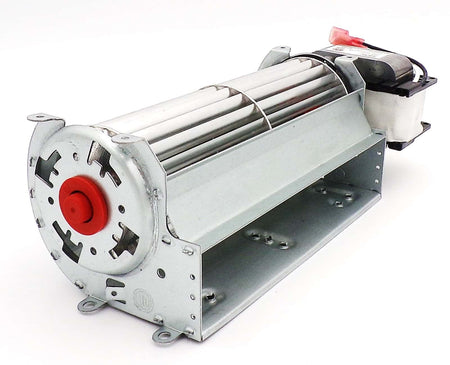 NBK 21261 blower opposite-end angle showing fan wheel and mounting tabs