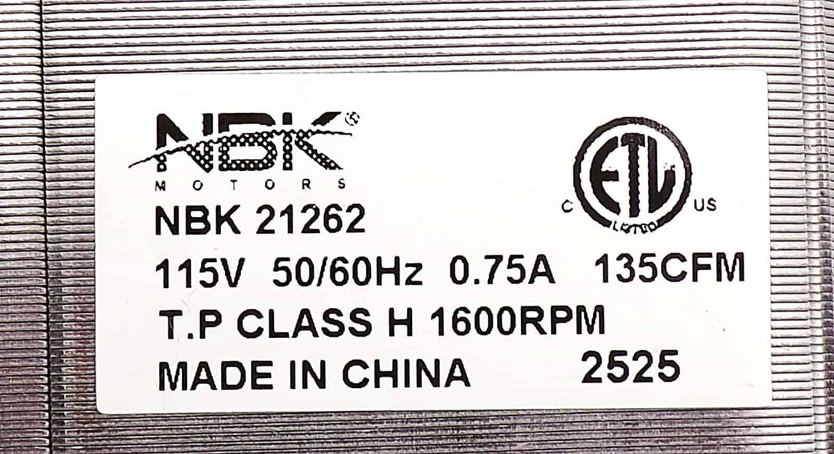 NBK-21262 Convection Blower, view 3