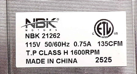 NBK-21262 Convection Blower, view 3