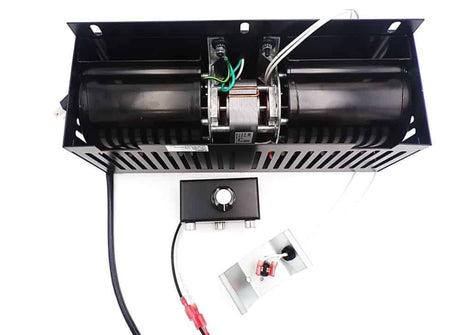 NBK 21280 dual blower with speed control and bracket-mounted switch
