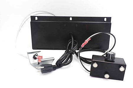 NBK 21280 blower kit rear view with power cord, speed control and switch bracket
