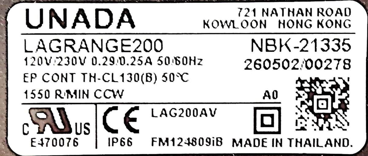 NBK-21335 ecm refrigeration motor - view 2