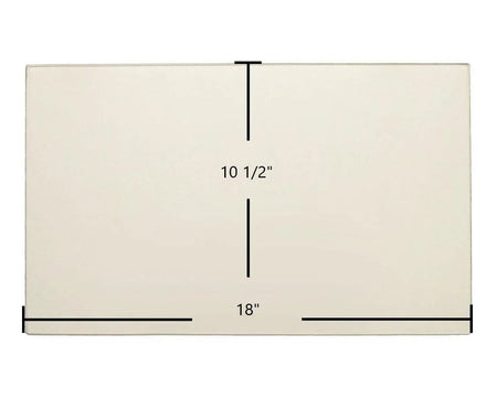 Osburn 2000 Ceramic Glass Panel (18" x 10 1/2") – Replaces SE5397 - Total Hearth