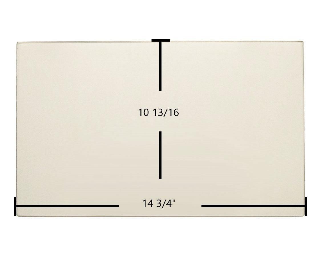 Osburn Hybrid 35MF / 1800 Center Ceramic Glass Panel (14 3/4" x 10 13/16") – Replaces SE87154 - Total Hearth