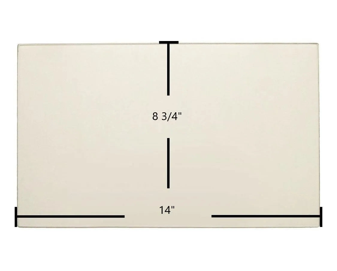 Osburn 900 Ceramic Glass Panel (14" x 8 3/4") – Replaces SE63910 - Total Hearth