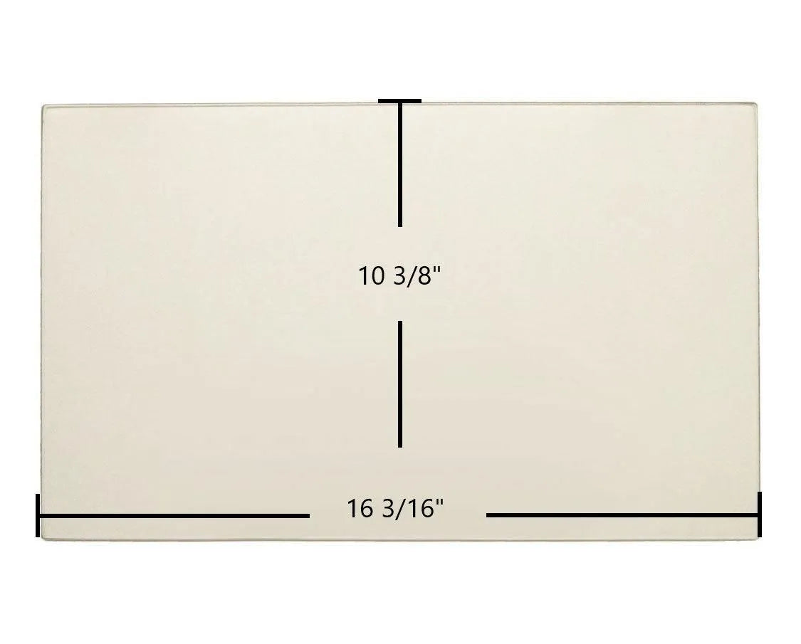 Pacific Energy Vista LE / Neo 1.2 / Neo 1.6 / Alderlea 1.2 / Alderlea T4 / FP16 Ceramic Glass Panel (16 3/16" x 10 3/8") – Replaces 80000220 - Total Hearth