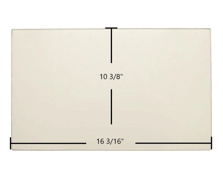 Pacific Energy Vista LE / Neo 1.2 / Neo 1.6 / Alderlea 1.2 / Alderlea T4 / FP16 Ceramic Glass Panel (16 3/16" x 10 3/8") – Replaces 80000220 - Total Hearth
