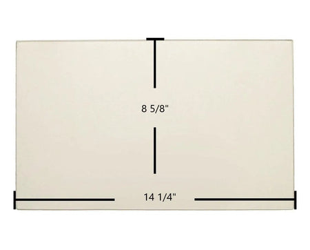 Pacific Energy Vista C Ceramic Glass Panel (14 1/4" x 8 5/8") – Replaces DRVS2082 - Total Hearth