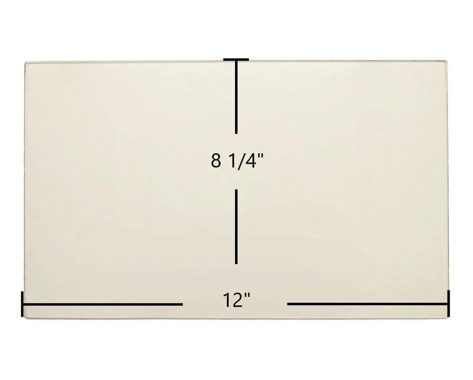 PelPro Flat Top Pellet / Step Top Pellet / Home Heater 120 & 300 Ceramic Glass Panel (12" x 8 1/4") – Replaces KS-5070-1210 - Total Hearth