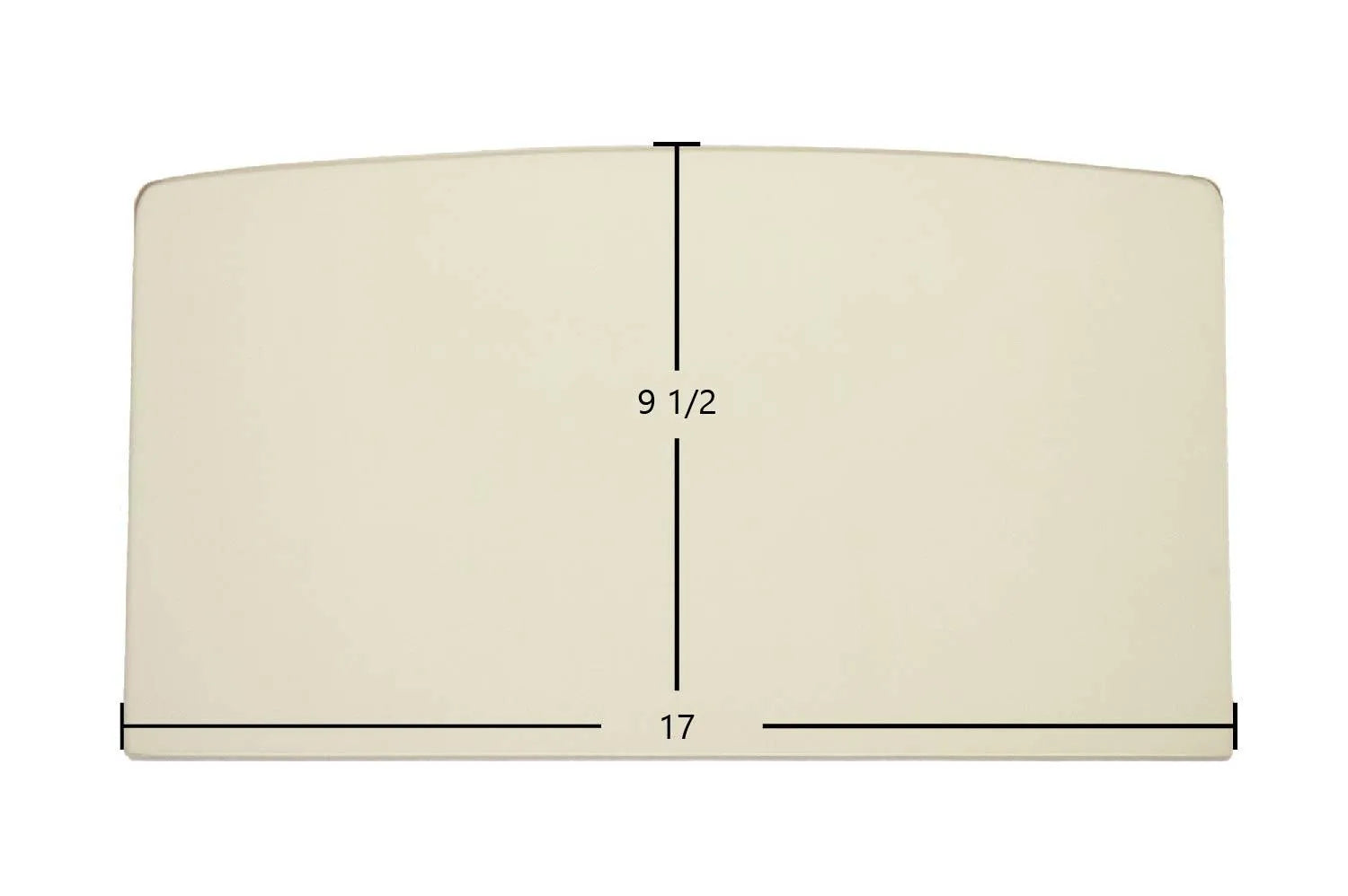 Pleasant Hearth Ceramic Glass Panel – 17" x 9 1/2" (Fits LWS-127201 | Part 75-21-514) - Total Hearth